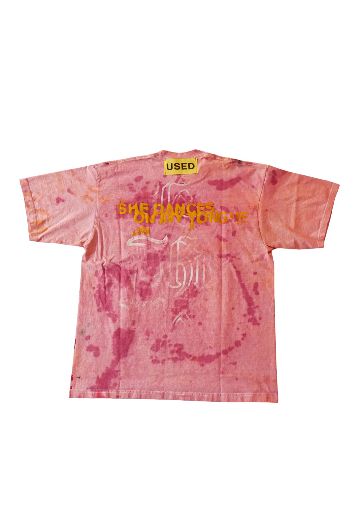 "TEST T" グラフィックプリント 半袖Tシャツ タイダイ (one and only)