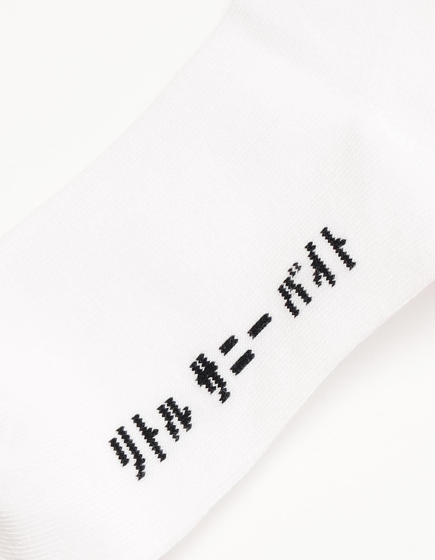 刺繍ロゴ ソックス ホワイト