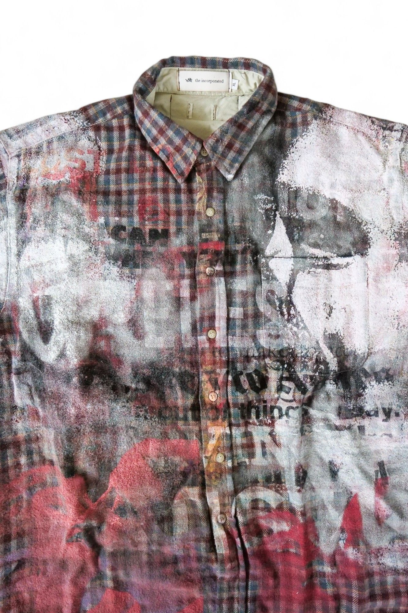 Used Button Down Shirt GRAY sizeXL