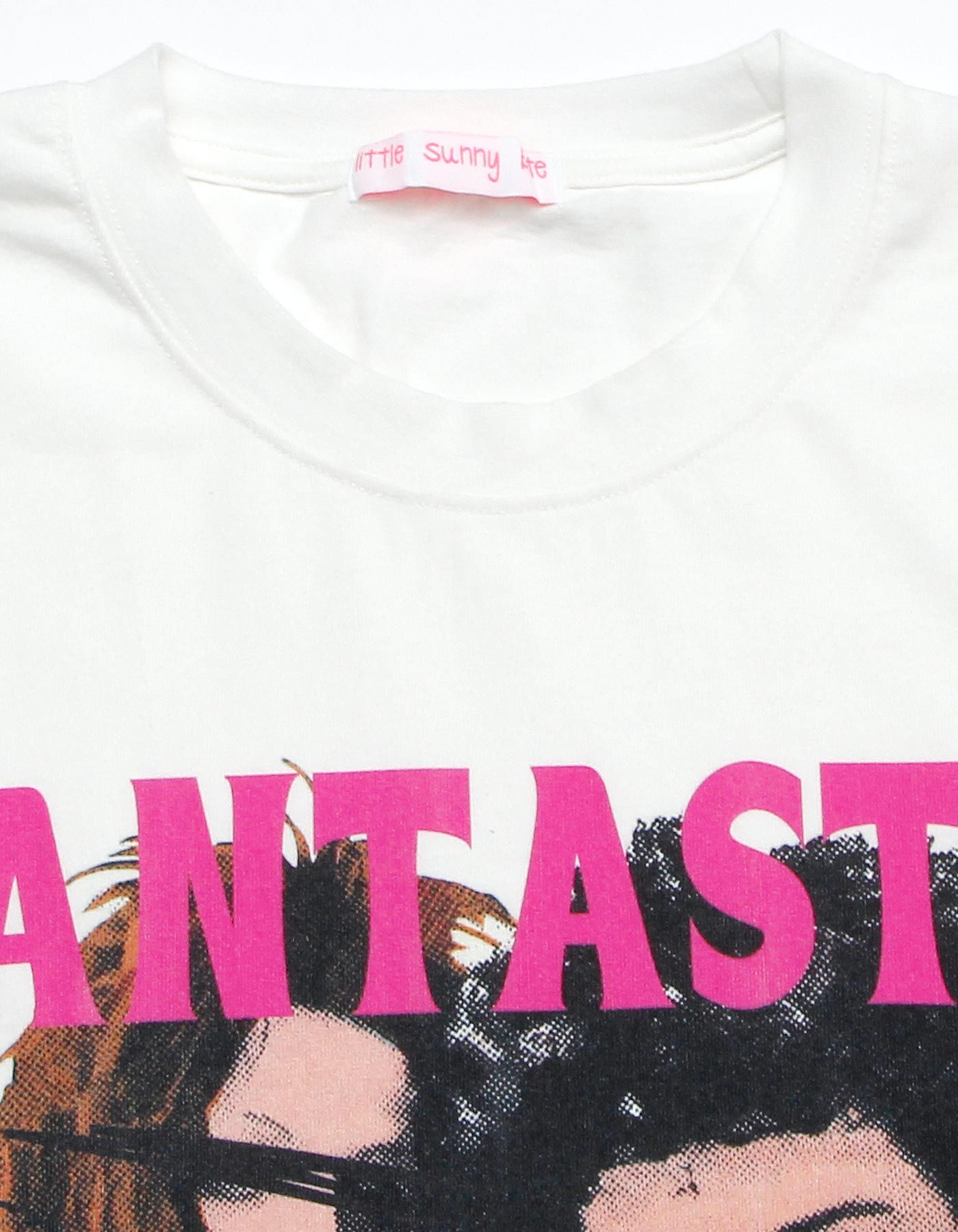 ガールズバンド BIG T / ビッグサイズ半袖Tシャツ ホワイト