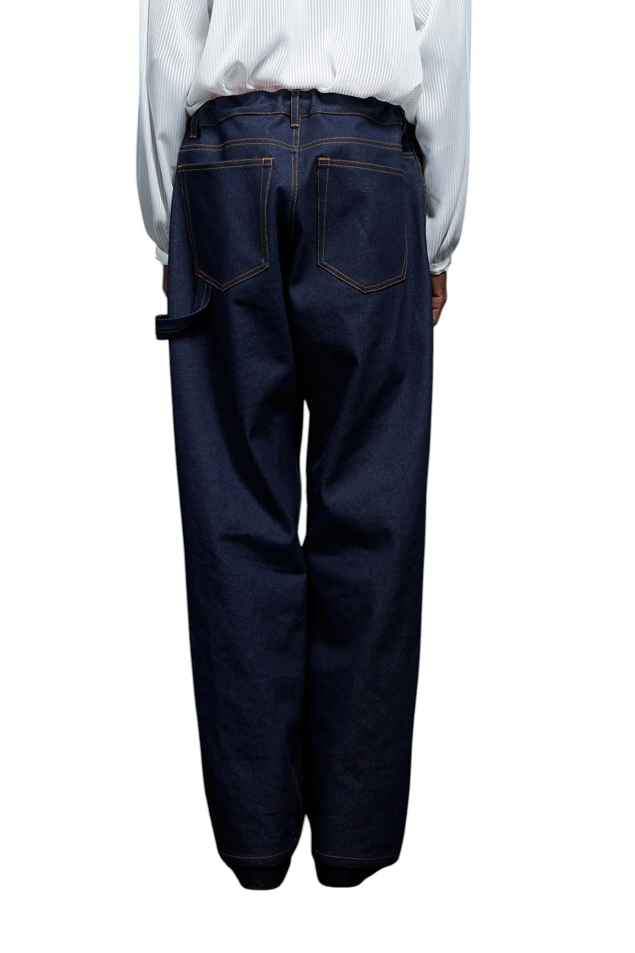 Double Knee rigid Denim Pants INDIGO ダブルニーデニムペインターパンツ