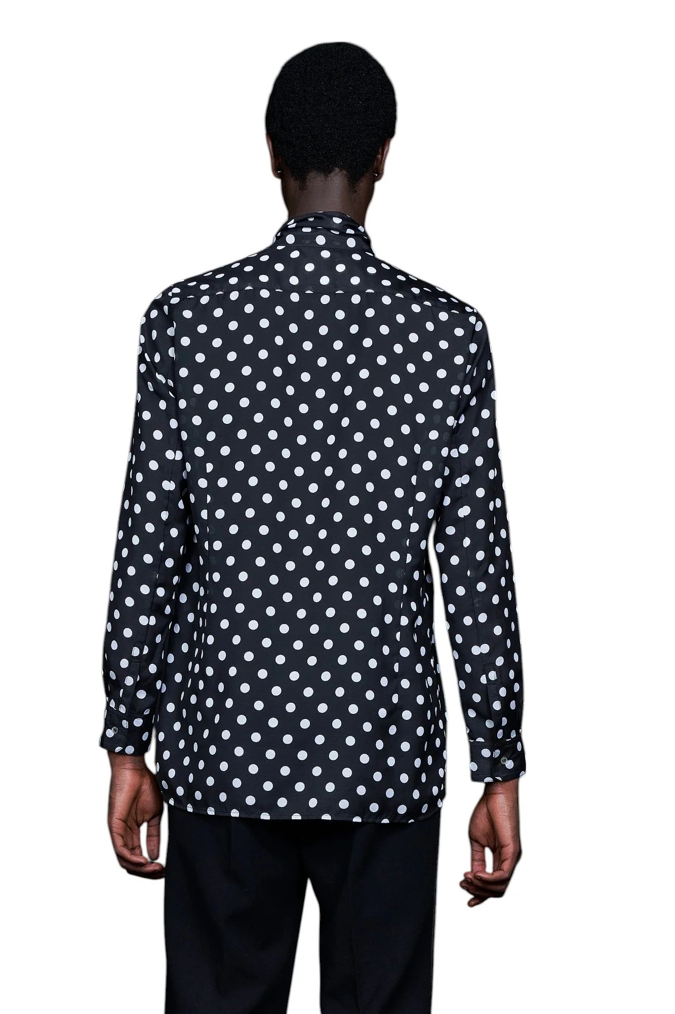 Big Dots tiny Ribbon Shirts ビッグ ドット タイニー リボンシャツ