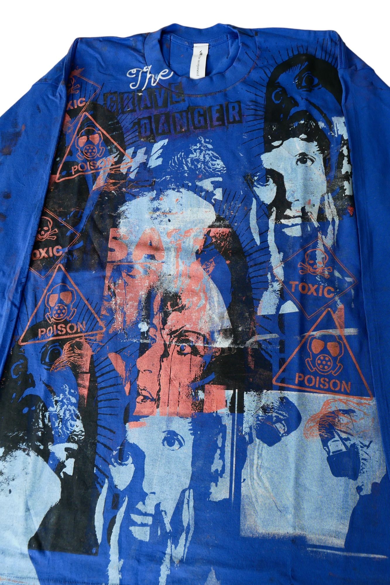 USED TEST Series 長袖 Tシャツ ブルー