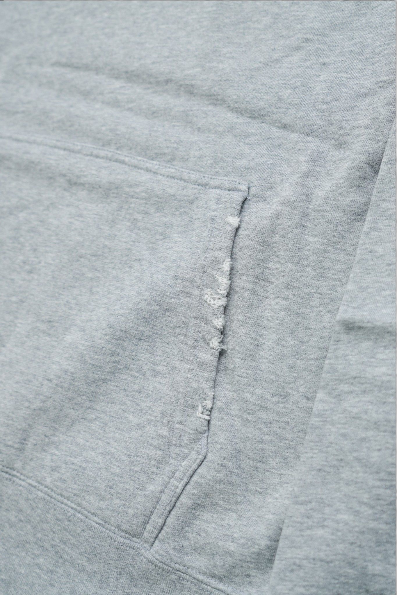 ダメージ スウェット パーカー