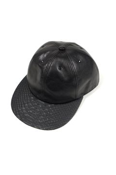 ダイヤモンドパイソンキャップ "DAVIDBOY" ブラック×ブラック