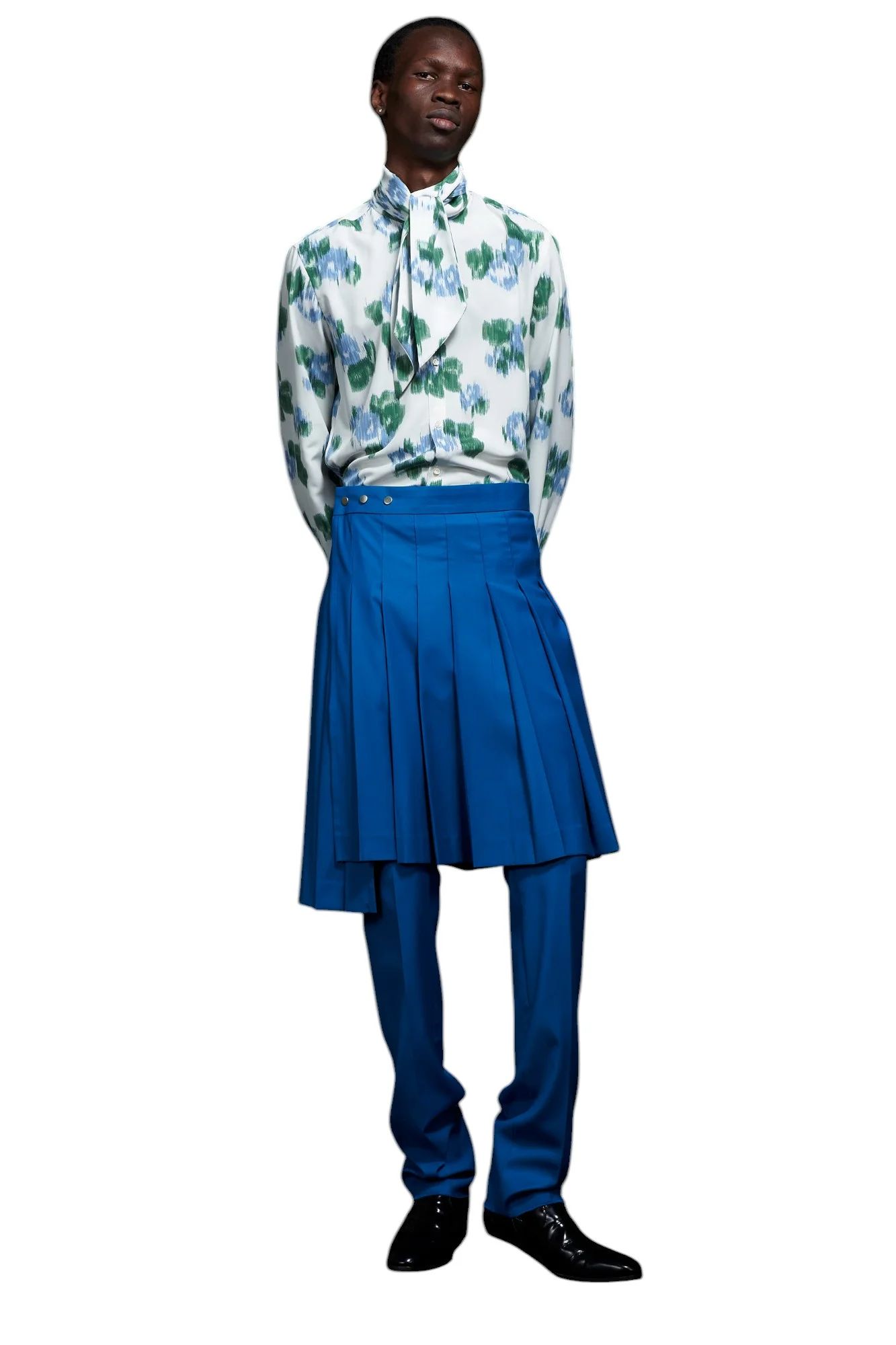 GALAABEND - Layered Pleats Skirt レイヤードプリーツスカート