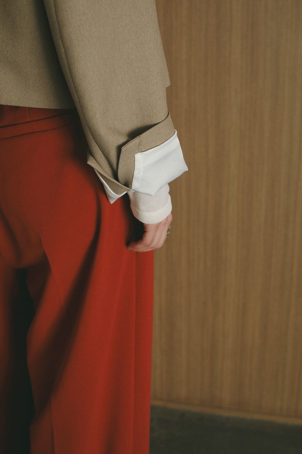 ショート ワイド ジャケット SHORT WIDE JACKET ベージュ