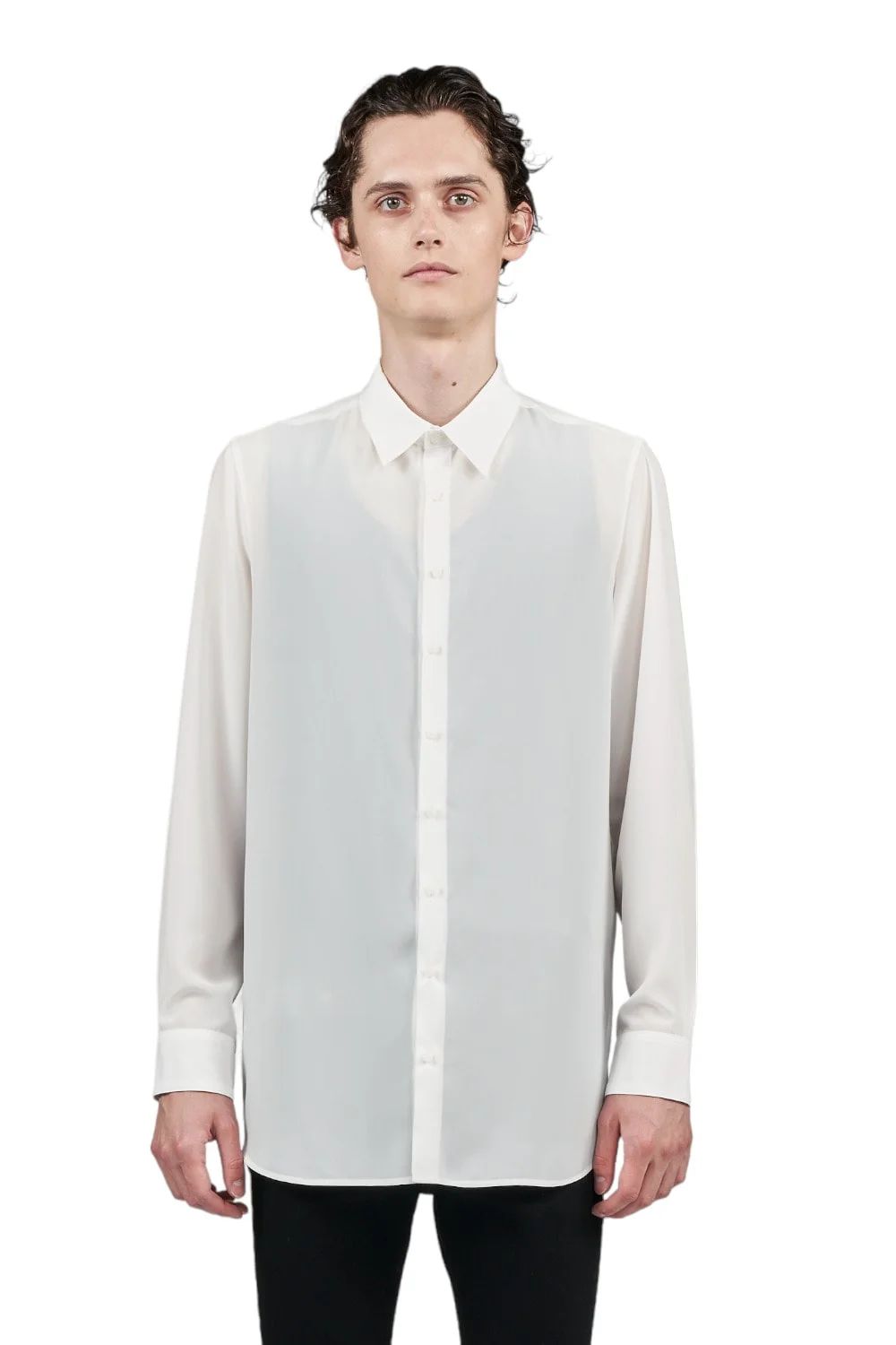 Venus Satin Regular Shirt ヴィーナスサテンレギュラーシャツ