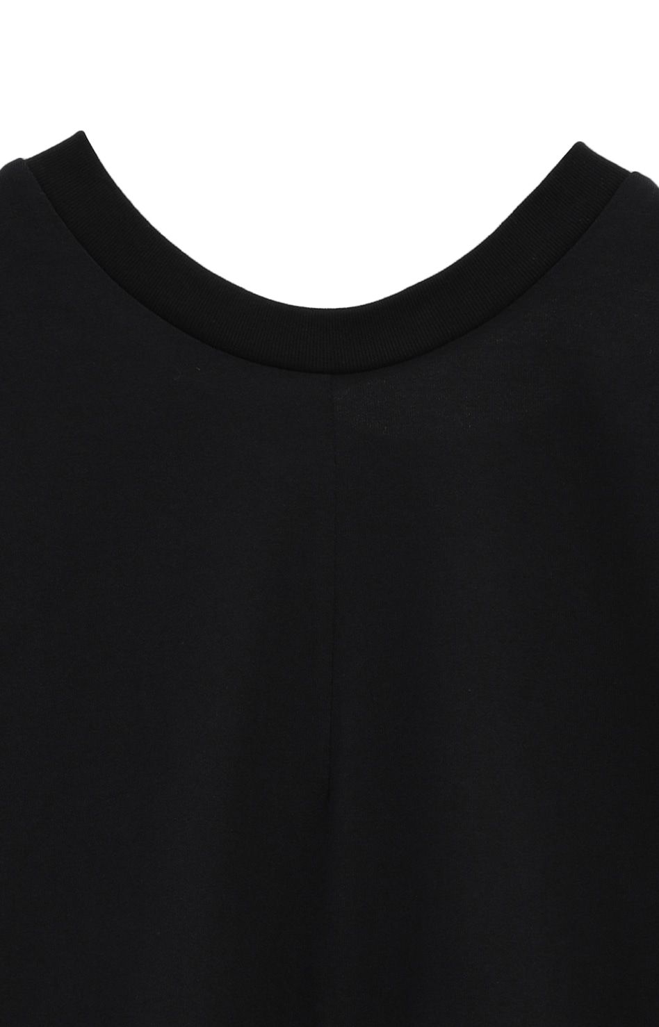 Back open W face Tops ブラック