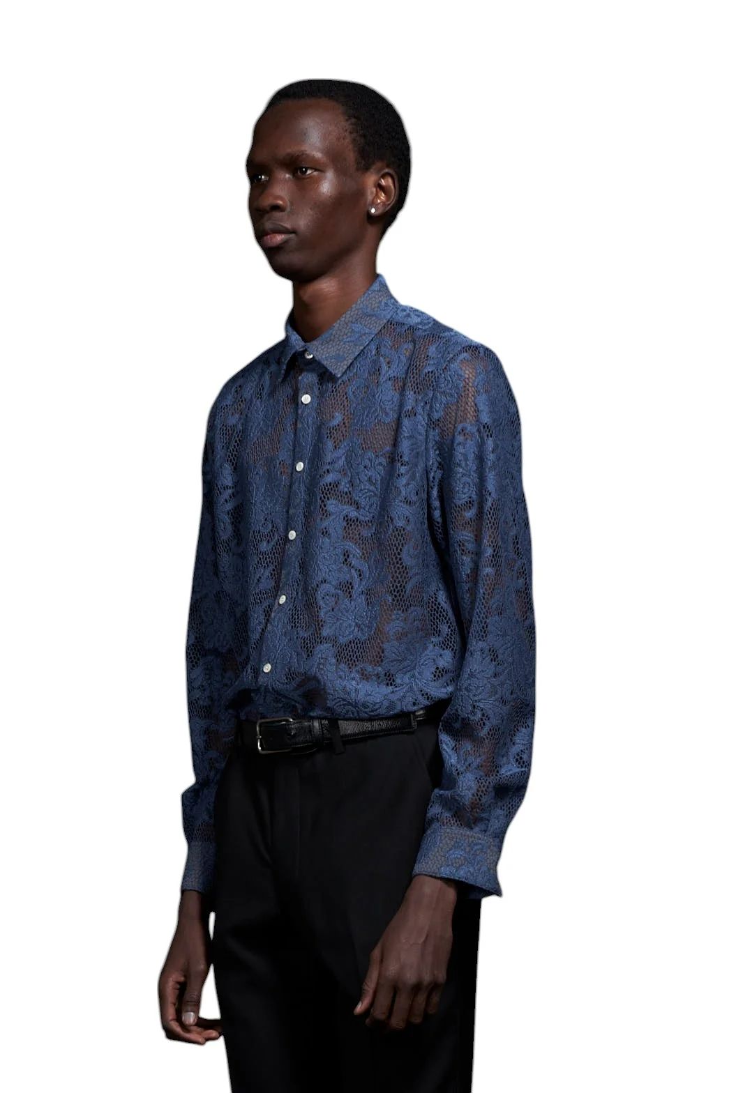 Raschel Lace Regular Shirt ラッセルレースレギュラーシャツ