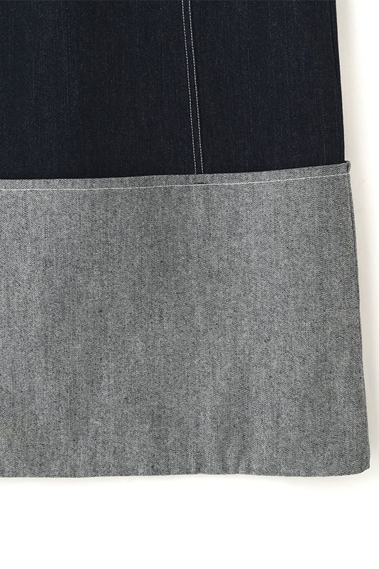 ロールアップ デニム キャミワンピース INDIGO