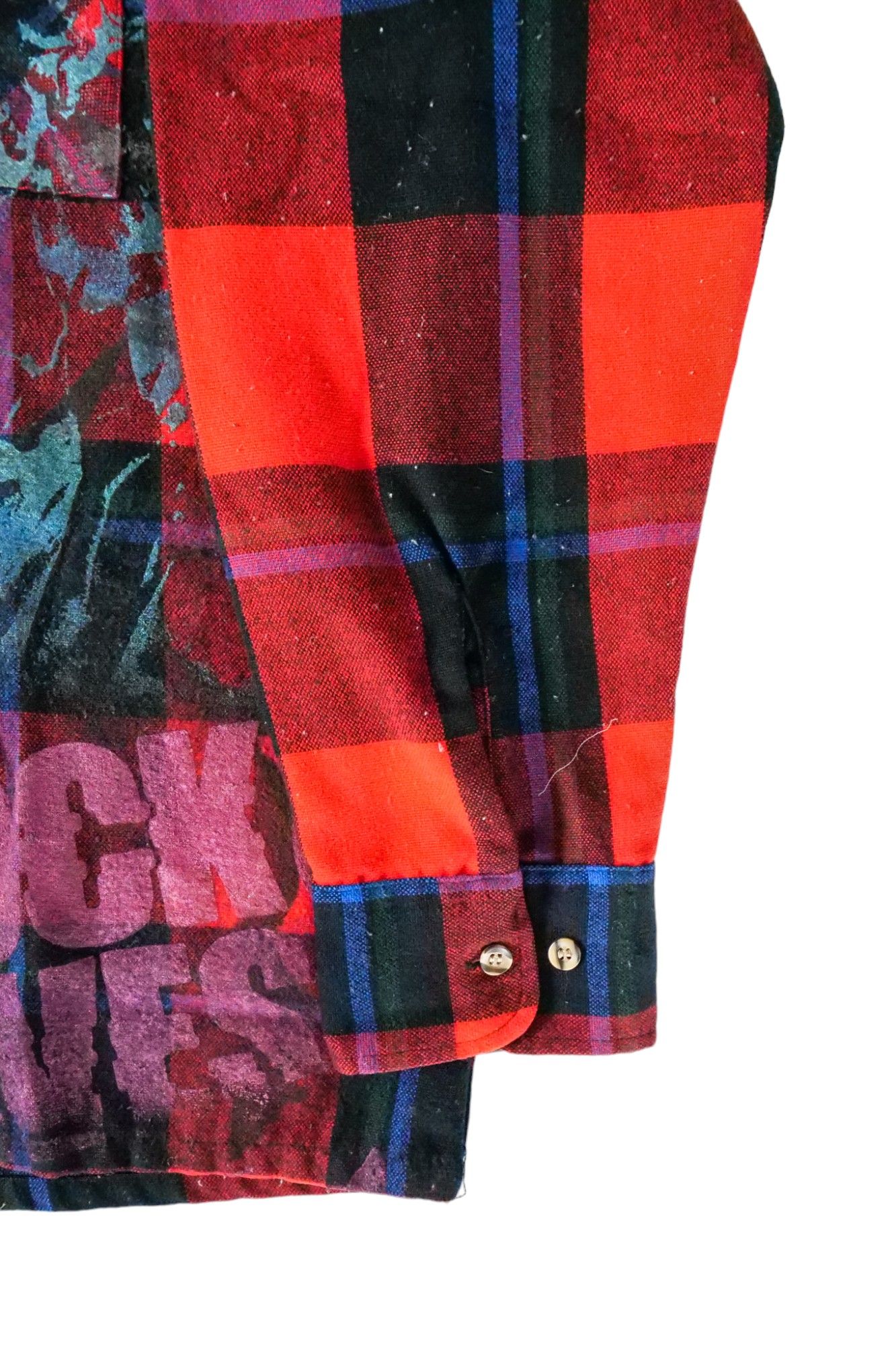 Used Button Down Shirt RED sizeM
