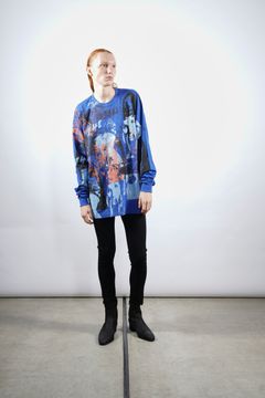 USED TEST Series 長袖 Tシャツ ブルー