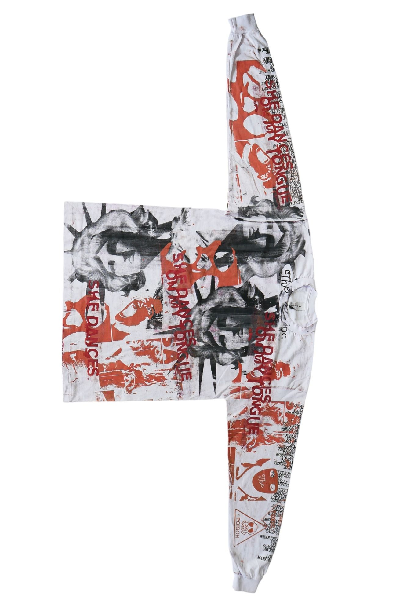 USED TEST Series 長袖 Tシャツ ホワイト