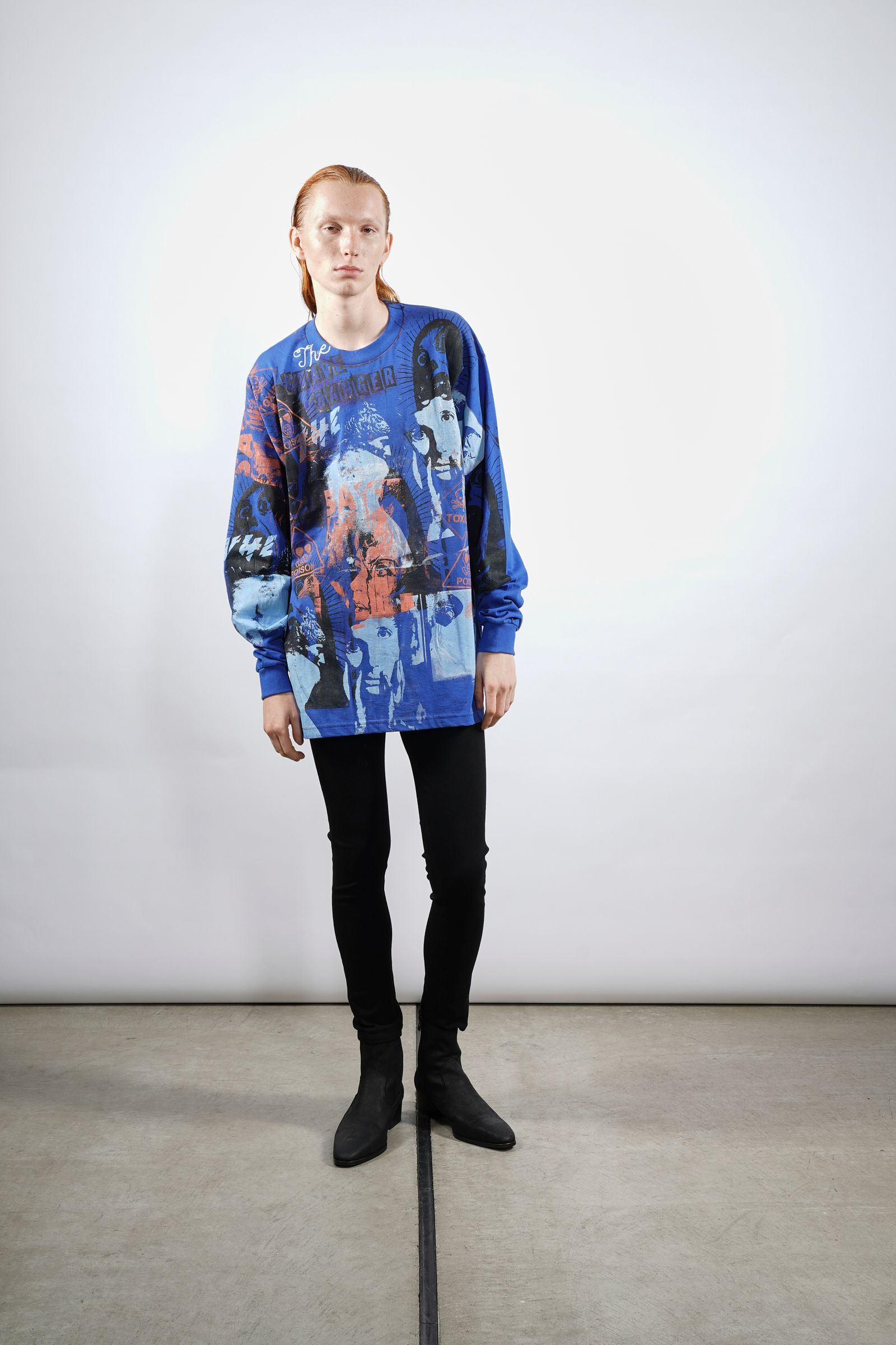 USED TEST Series 長袖 Tシャツ ブルー