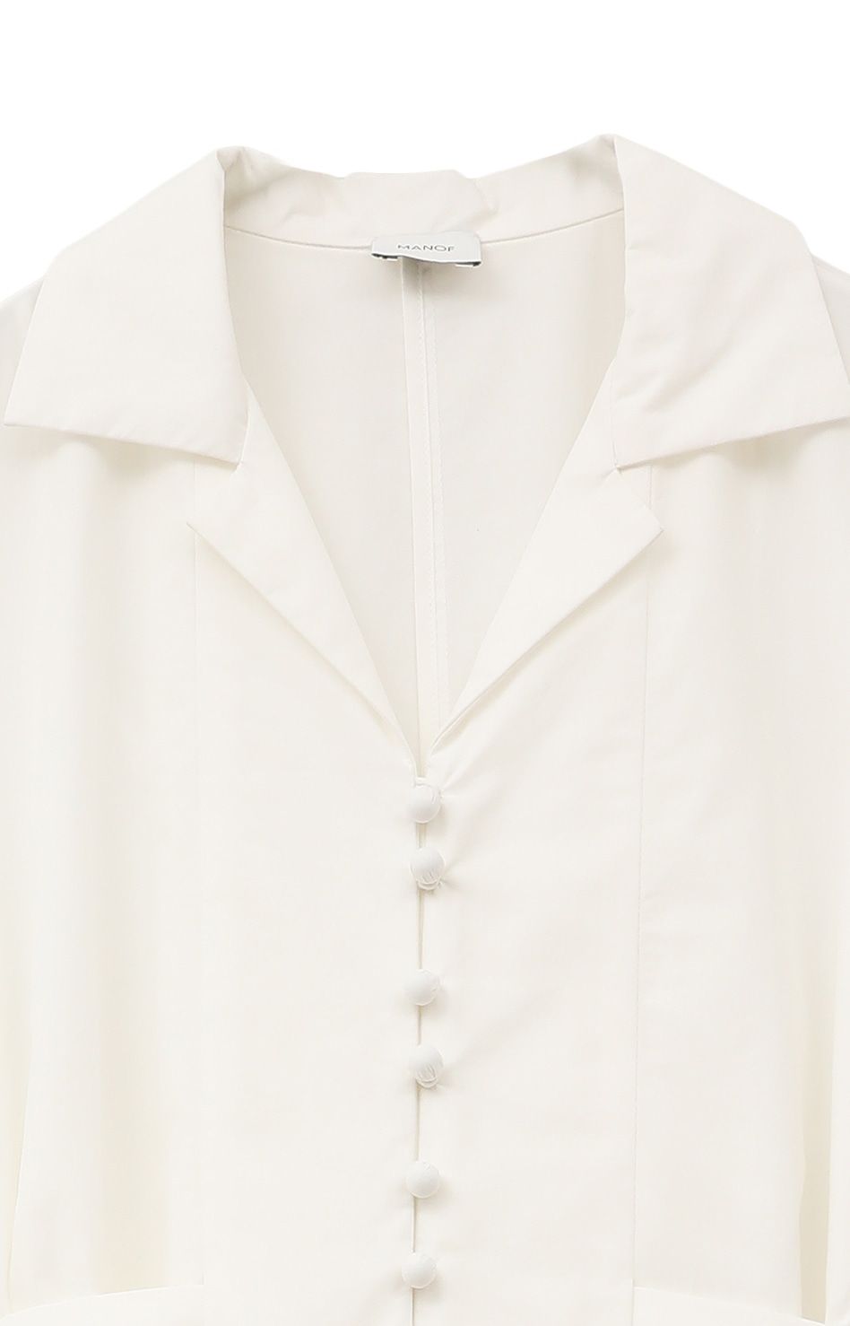 タイプライター ベルト ワンピース White