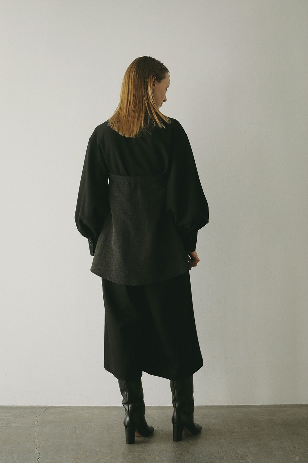 ビスチェ セット シャツ チャコール BUSITER SET SHIRTS CHARCOAL GRAY
