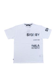 Straddle Print Tシャツ ホワイト