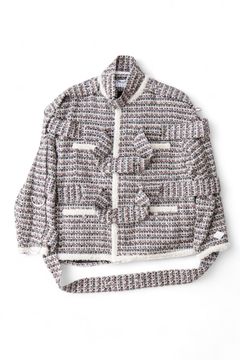 ミックスツイード ボンデージ ジャケット MIXED TWEED BONDAGEFIELD JKT BLUE