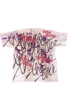 "TEST T" GRAVE DANGER グラフィックプリント 半袖Tシャツ ホワイト (one and only)