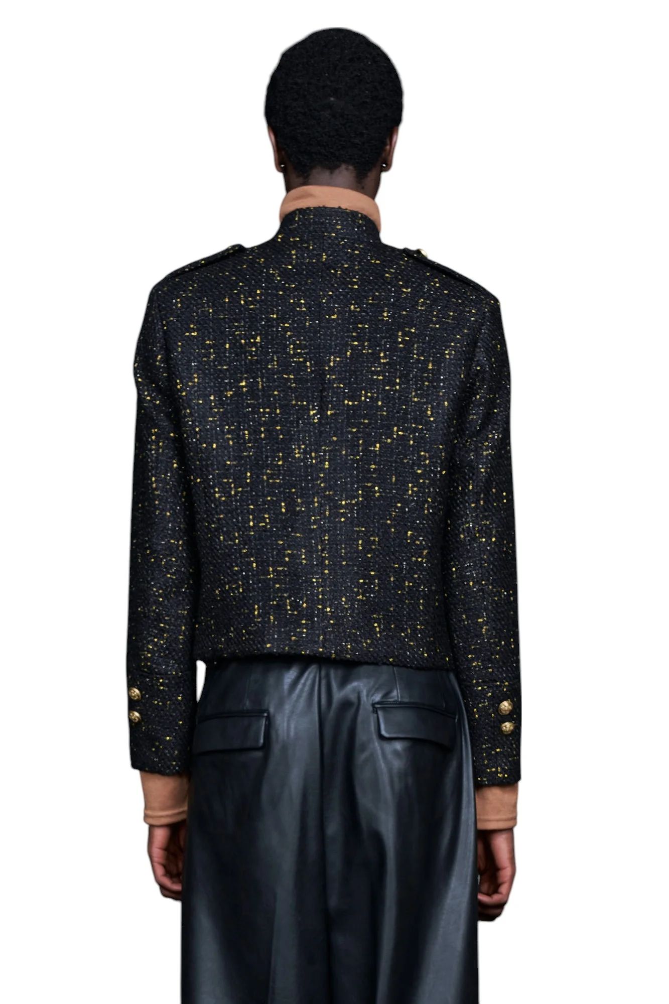 Cropped Napoleon JK BLACK×GOLD