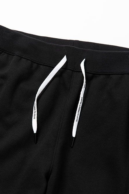 ベーシックスウェット裾ジップパンツ ネイビー