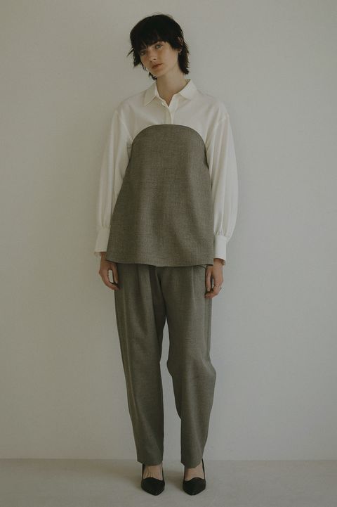 ビスチェ セット シャツ ベージュ BUSITER SET SHIRTS Beige
