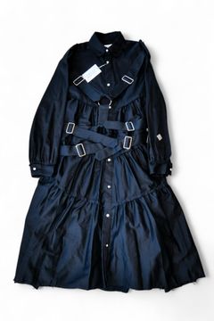 パラシュート シャツ ワンピース PARACHUTE SHIRT DRESS BLACK