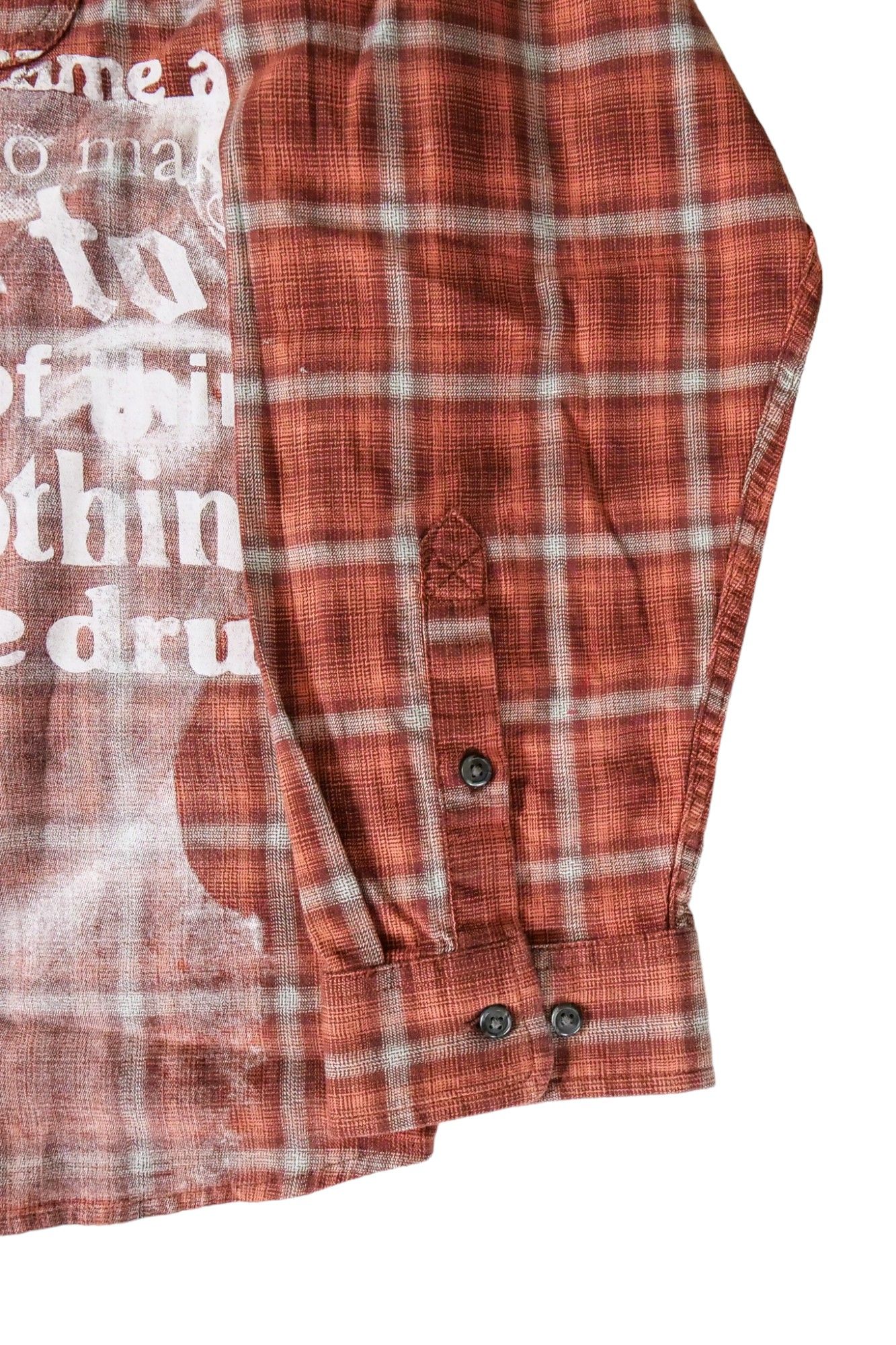 Used Button Down Shirt BROWN sizeL