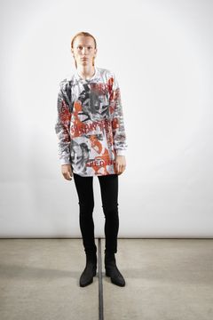 USED TEST Series 長袖 Tシャツ ホワイト