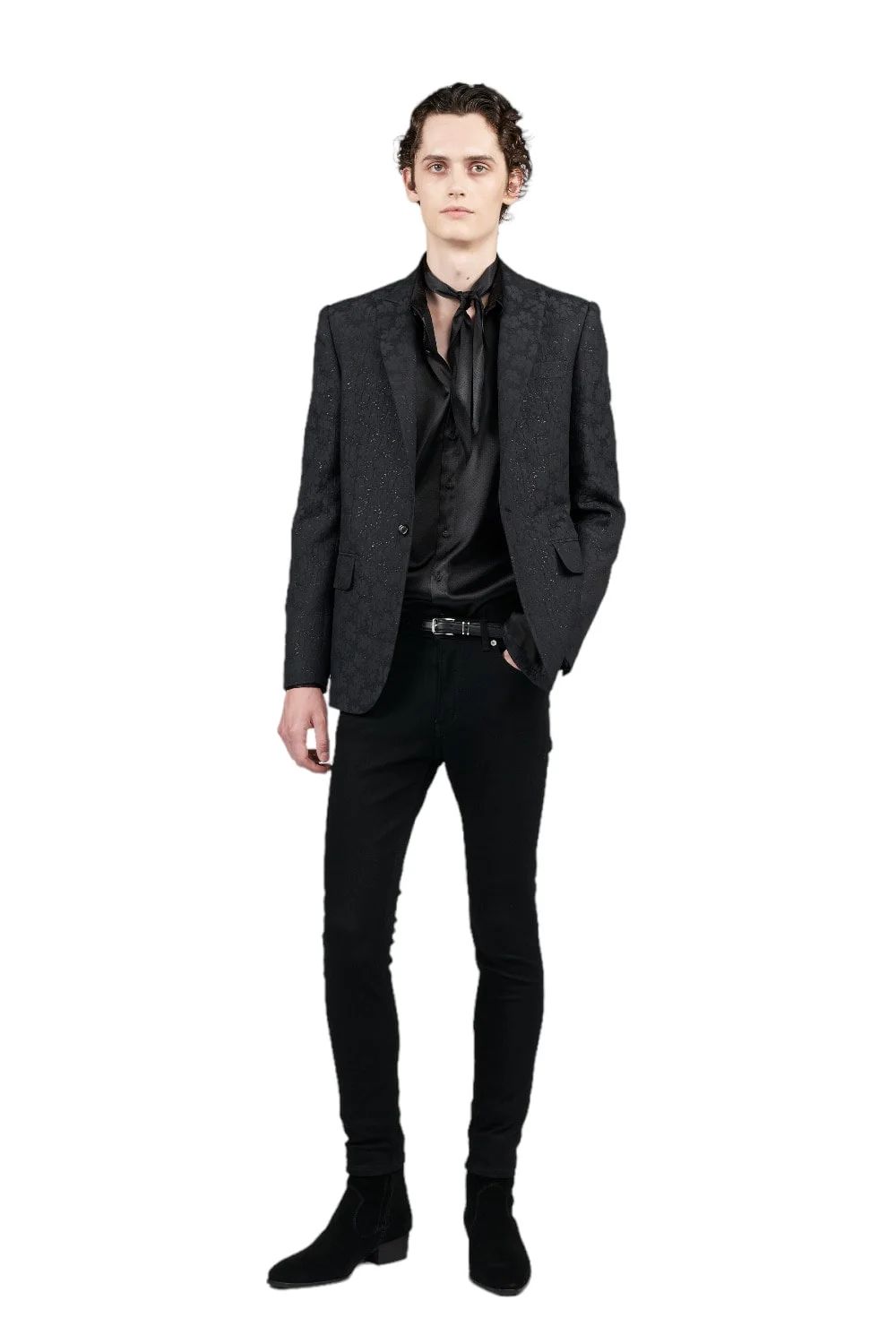 EX Fit Leggings Denim Pants BLACK EXフィット レギンス デニム パンツ