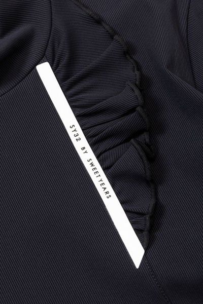 CARVICO モックネック 長袖Tシャツ ブラック