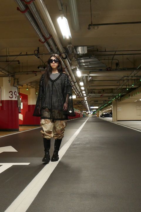 el conductorH コンダクターメッシュニット