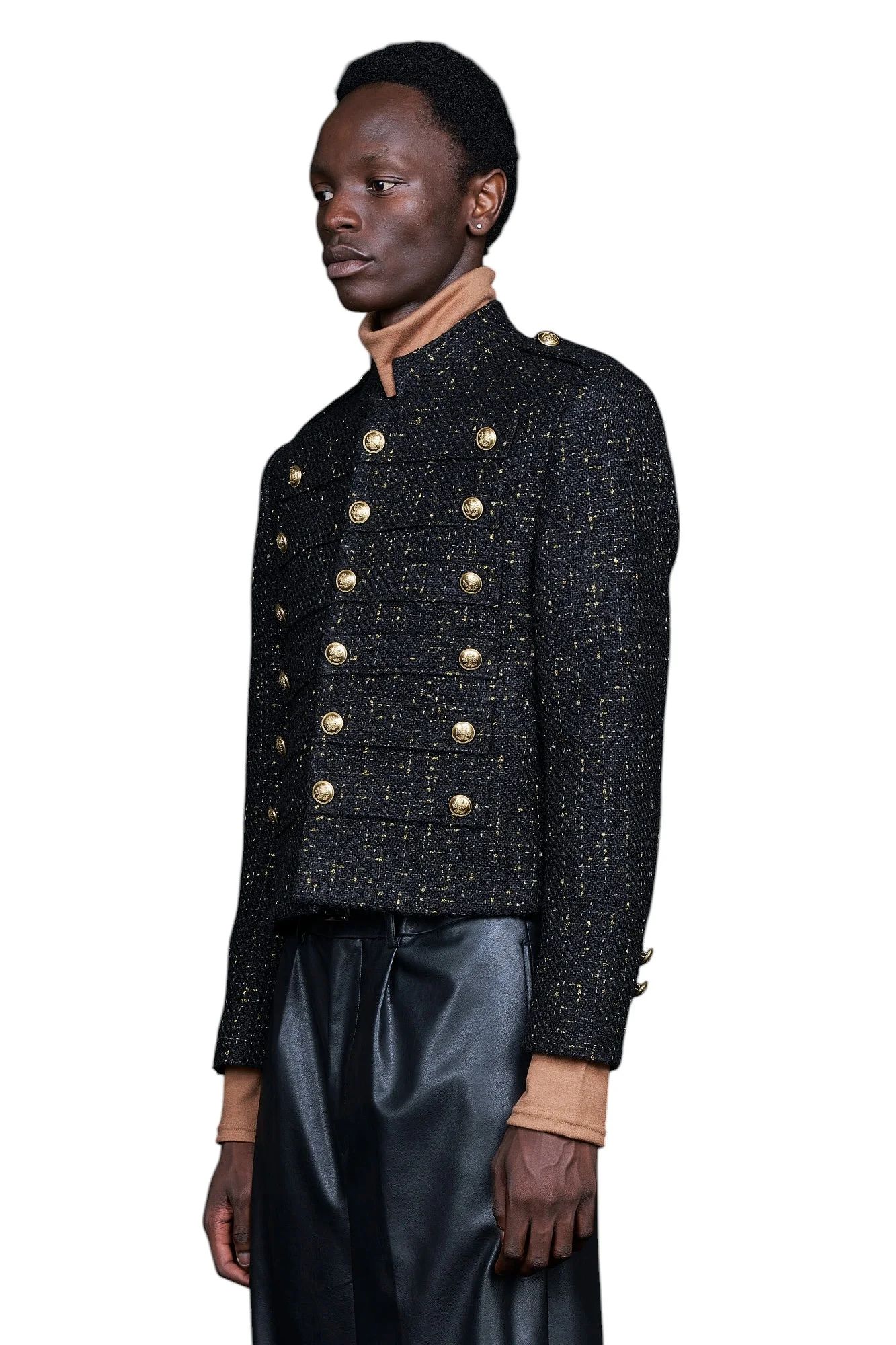 GALAABEND - Cropped Napoleon JK BLACK×GOLD | 3RD[i]VISION