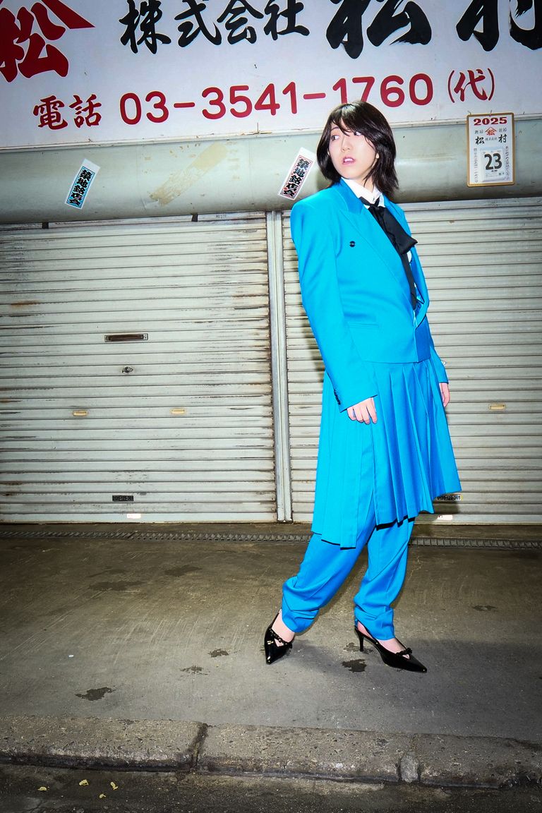 【GALAABEND】Custom Vintage Short Jacket-Blue