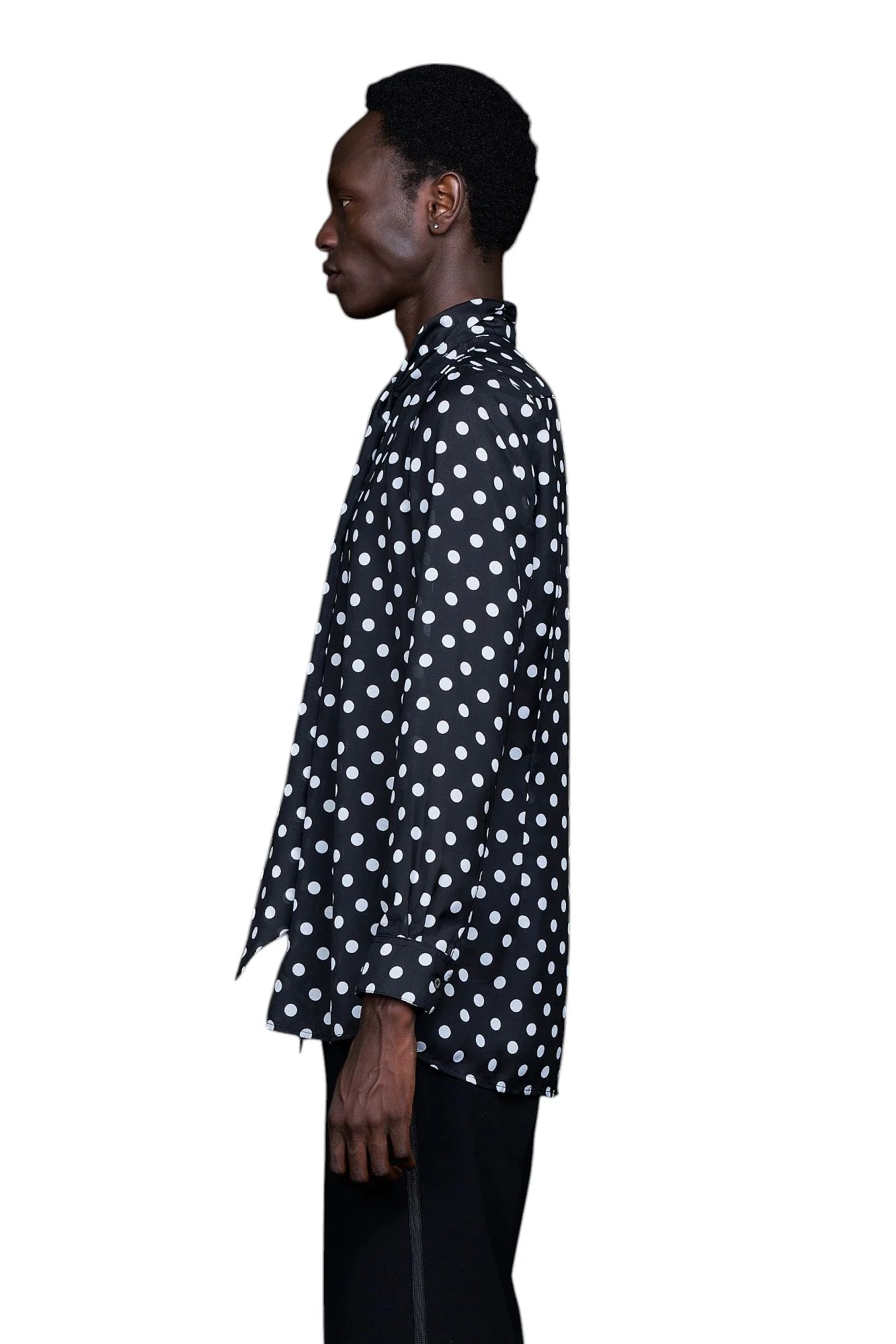 Big Dots tiny Ribbon Shirts ビッグ ドット タイニー リボンシャツ