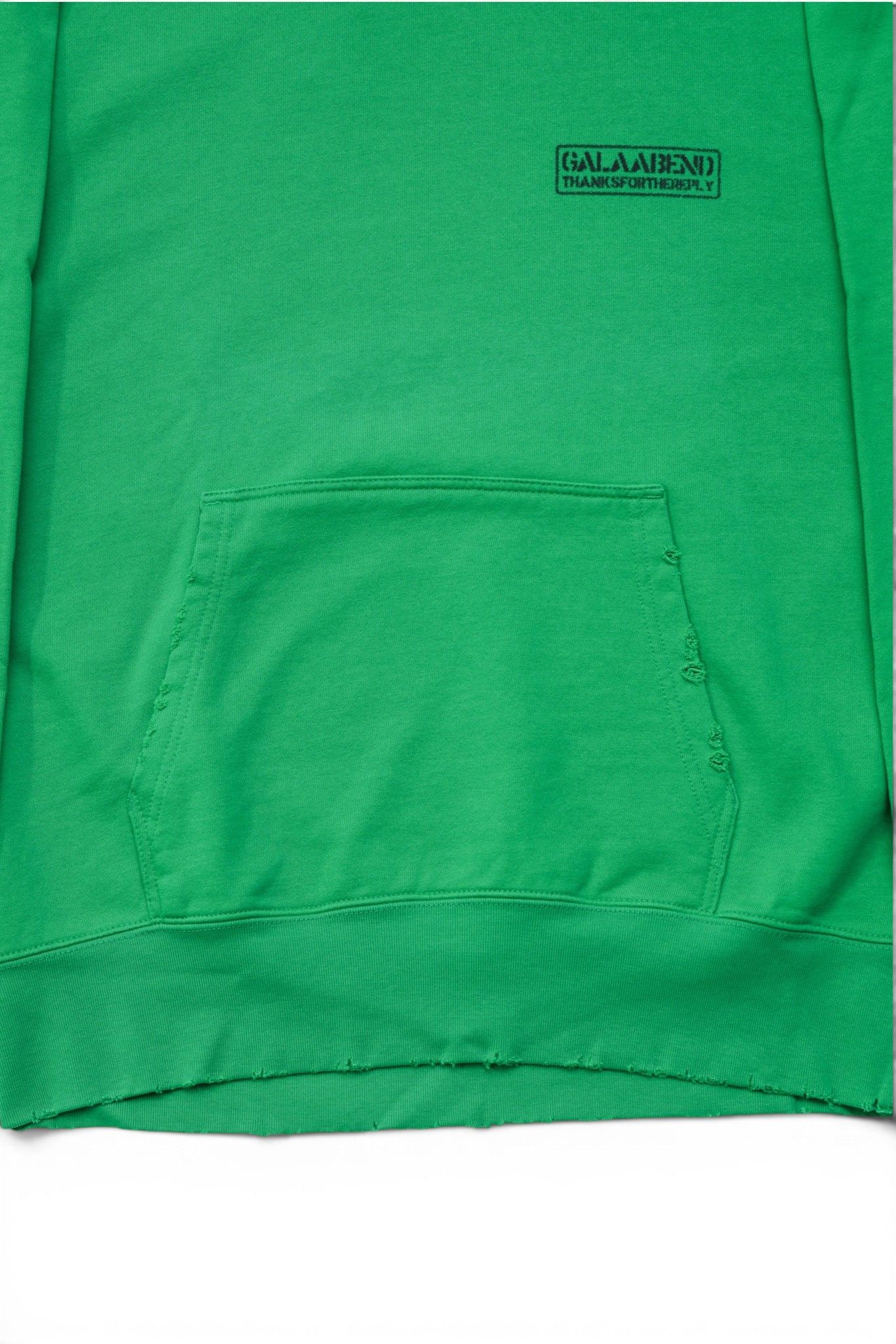 ダメージ スウェット パーカー