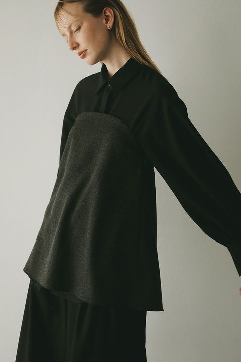 ビスチェ セット シャツ チャコール BUSITER SET SHIRTS CHARCOAL GRAY