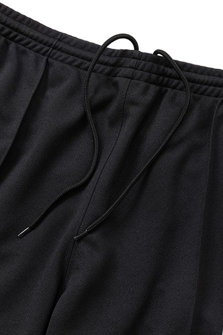 ワイドシルエットリラクシングトラックパンツ ブラック