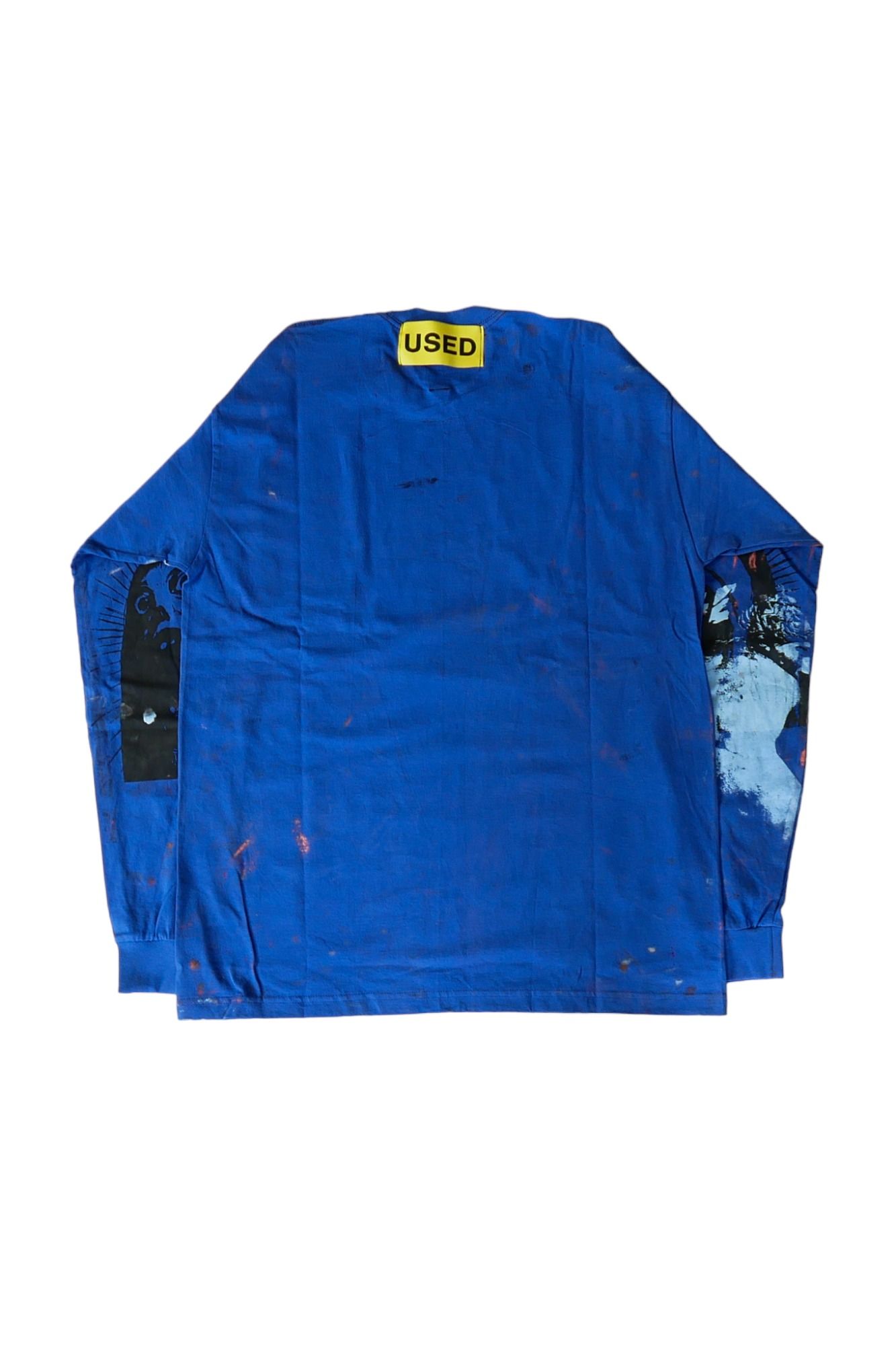 USED TEST Series 長袖 Tシャツ ブルー
