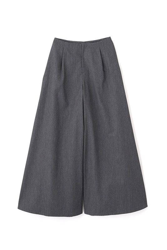 ワイドレッグ ツイルパンツ