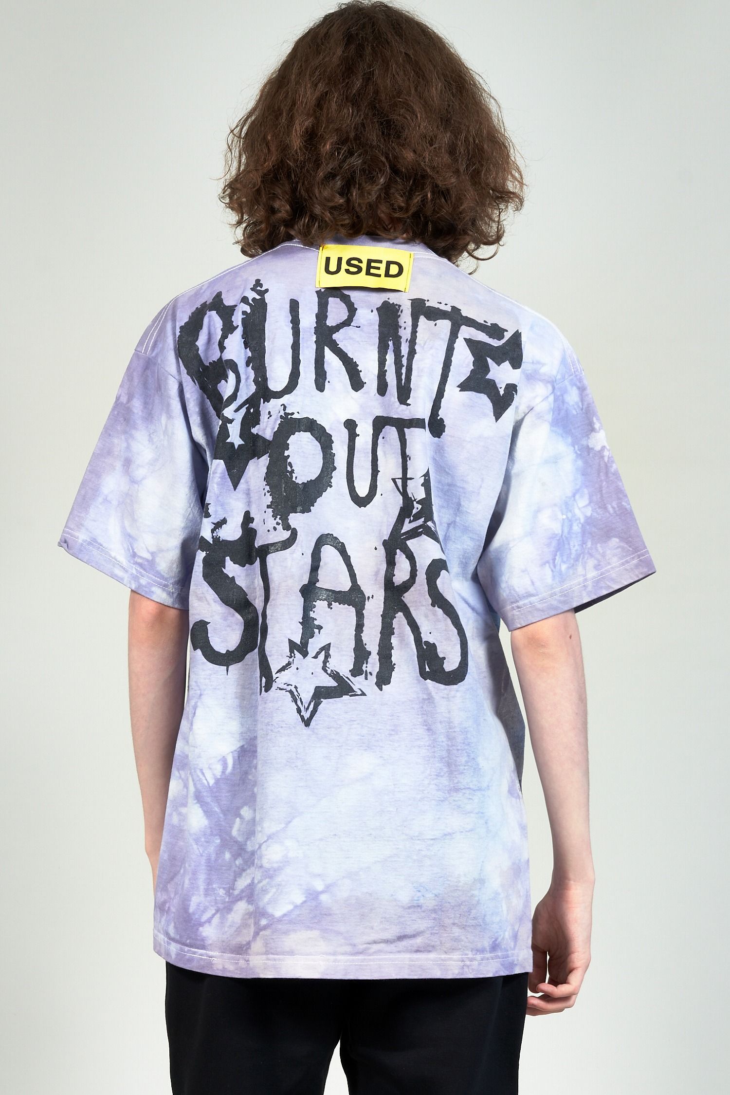 "TEST T" グラフィックプリント 半袖Tシャツ パープル (one and only)