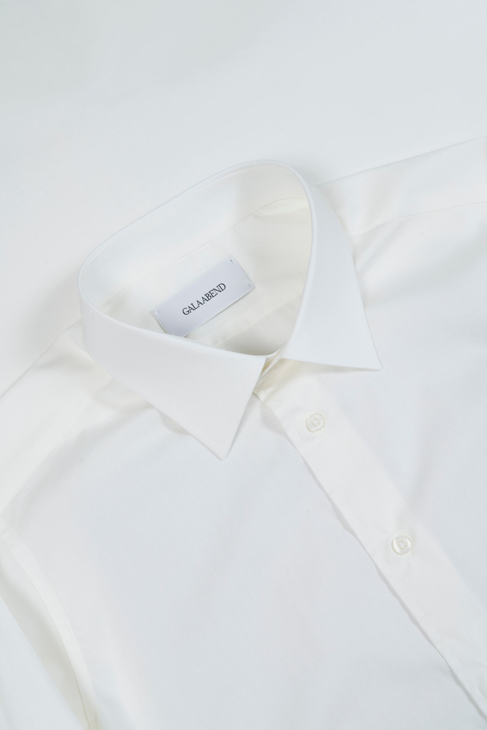 50's ブロードストレッチ レギュラーシャツ WHITE