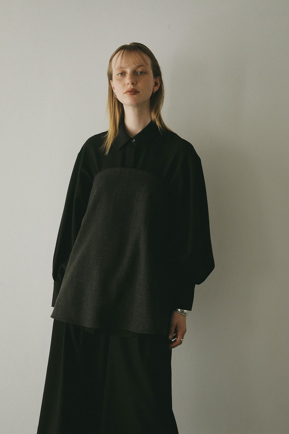 ビスチェ セット シャツ チャコール BUSITER SET SHIRTS CHARCOAL GRAY