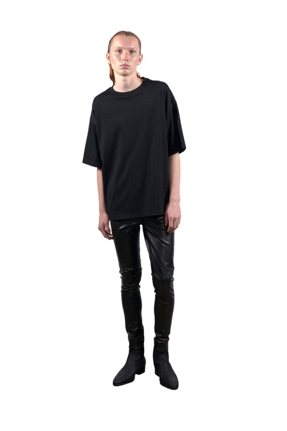 ドローコードクルーネックTシャツ BLACK