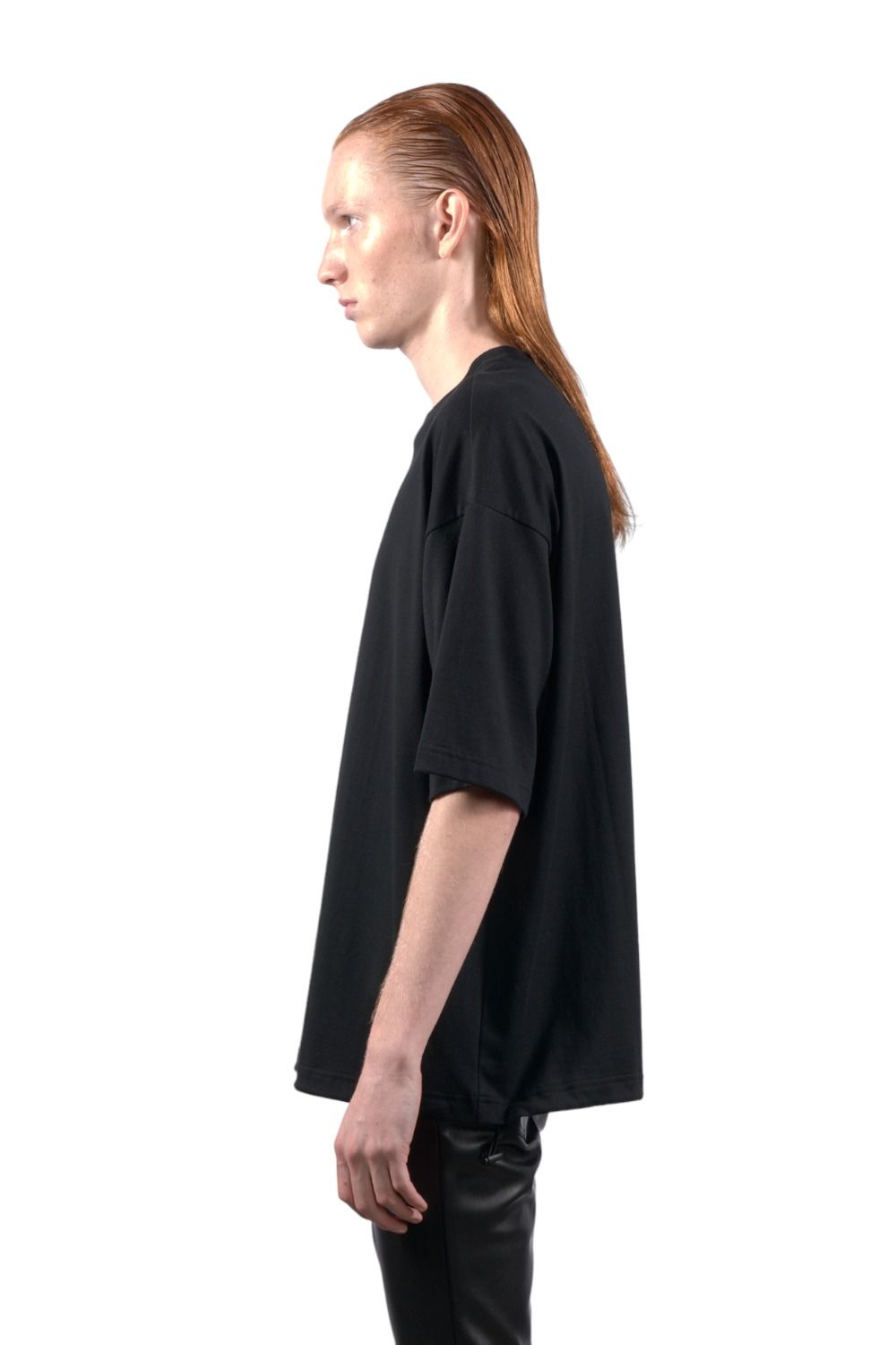 ドローコードクルーネックTシャツ BLACK