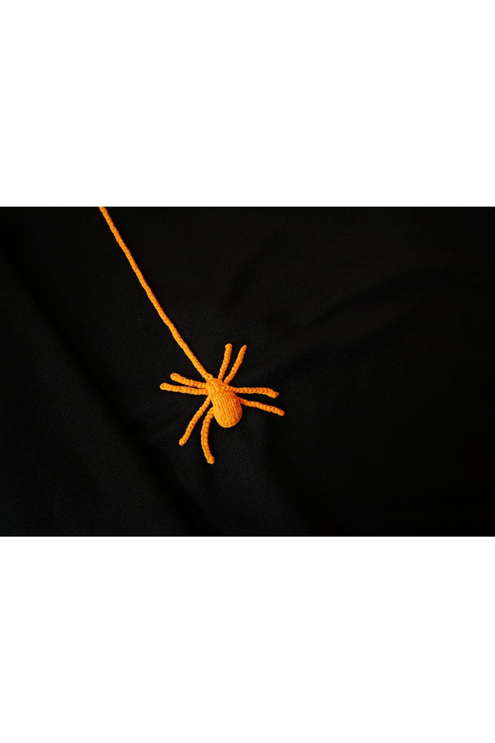 スパイダー ハンド刺繍 長袖 スエット ブラック