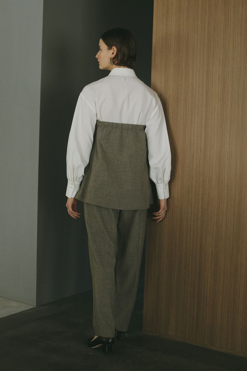 ビスチェ セット シャツ ベージュ BUSITER SET SHIRTS Beige