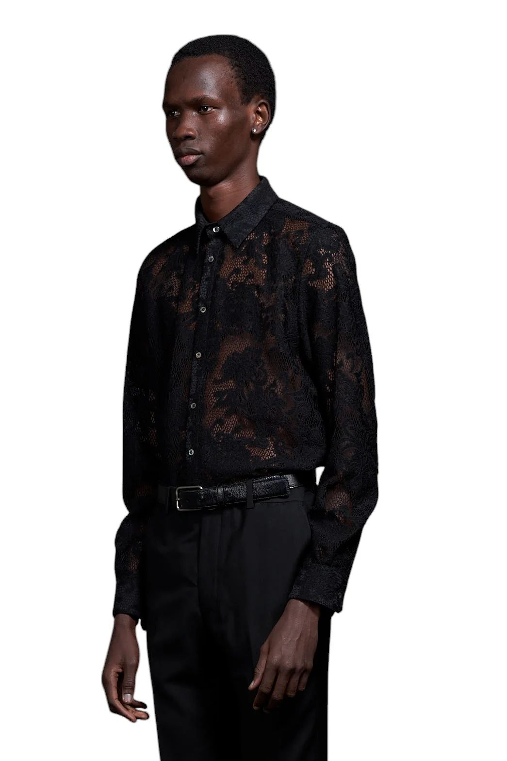 Raschel Lace Regular Shirt ラッセルレースレギュラーシャツ