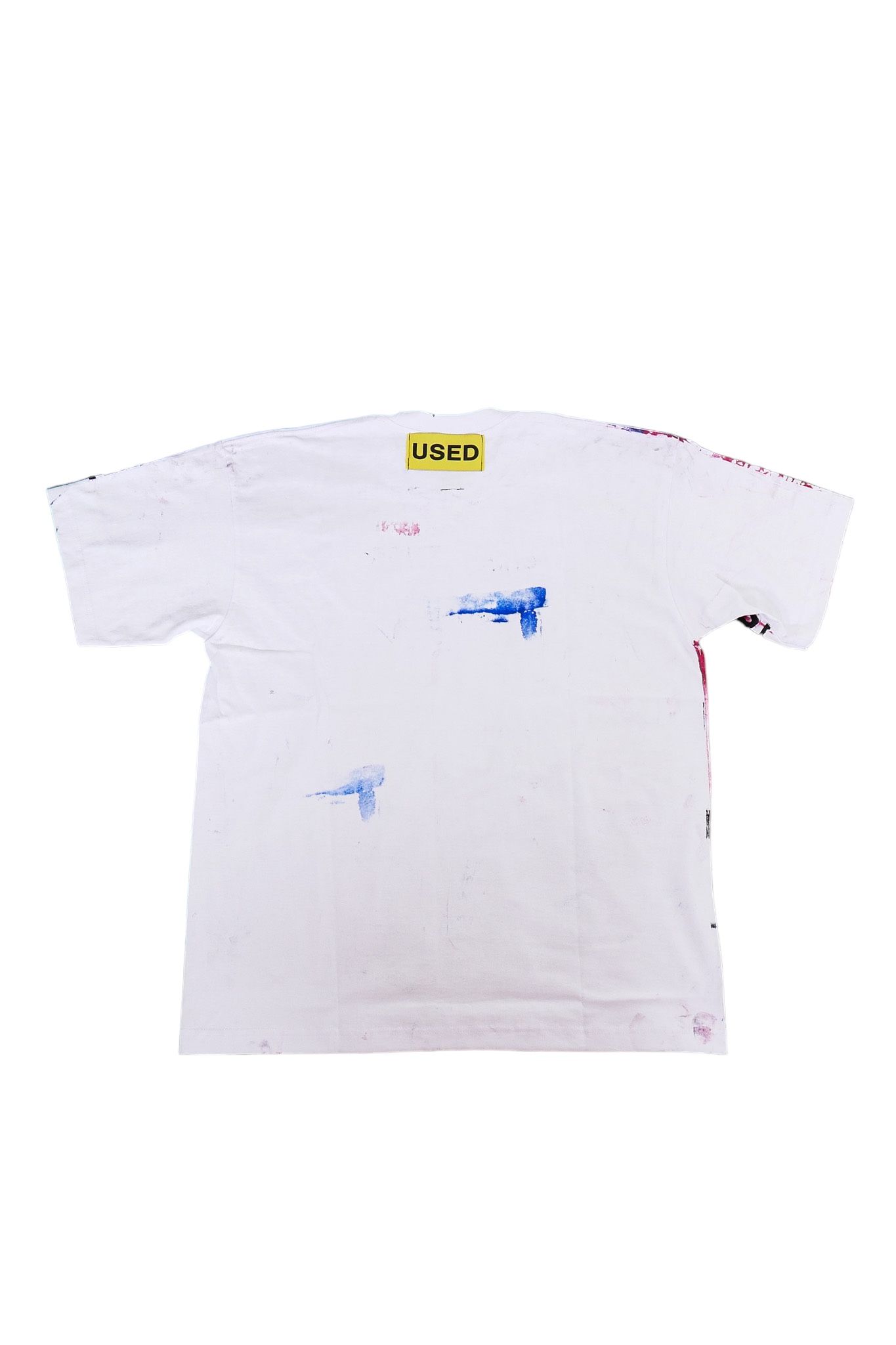 "TEST T" グラフィックプリント 半袖Tシャツ ホワイト